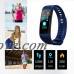 Boens Fitness Tracker Smart Wristband Color Screen Watch Blood Pressure Heart Rate Monitor Bracelet Activity Fitness tracker Pedometer waterproof Smart Watch Dark Blue - B07D7M9XR7